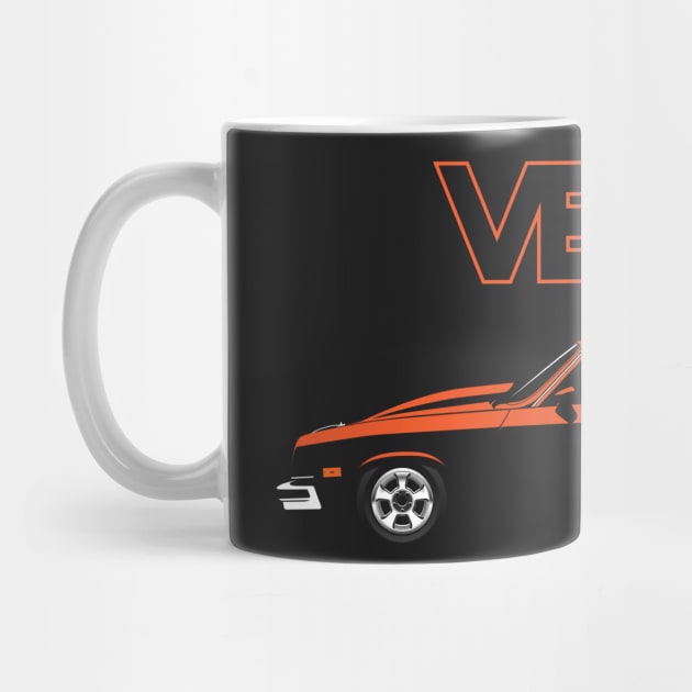 ORANGE VEGA PRO STOCK PANEL DELIVERY T-SHIRT by BriteDesign